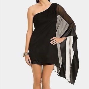 Marciano One Shoulder Black Dress